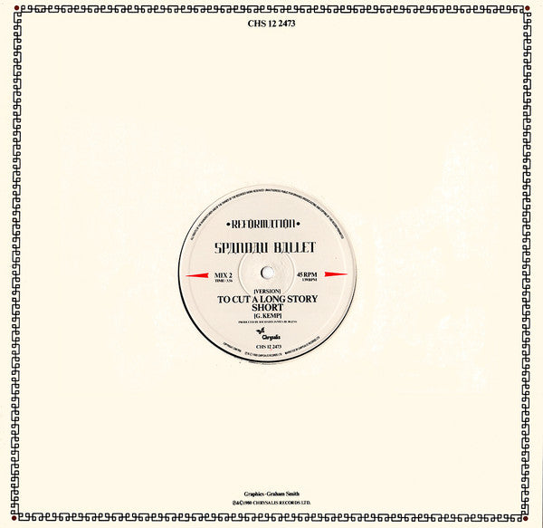Spandau Ballet : To Cut A Long Story Short (12", Single)