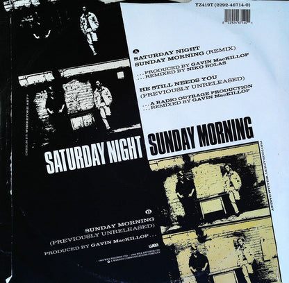 The River Detectives : Saturday Night Sunday Morning (12", Single)