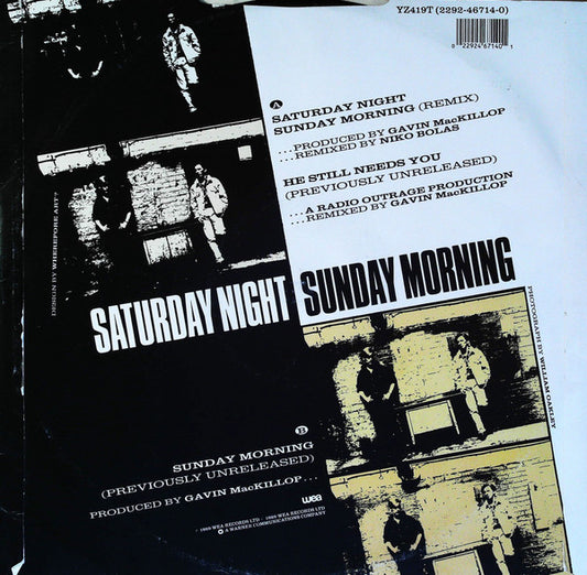 The River Detectives : Saturday Night Sunday Morning (12", Single)