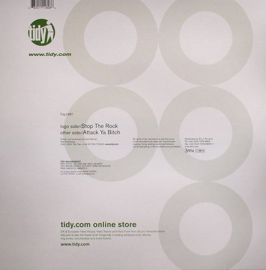Colin Barratt : Stop The Rock / Attack Ya Bitch (12")