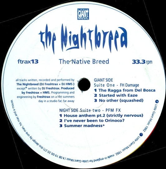 The Nightbreed : The Native Breed (12")