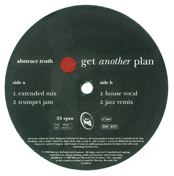 Abstract Truth : Get Another Plan (12")