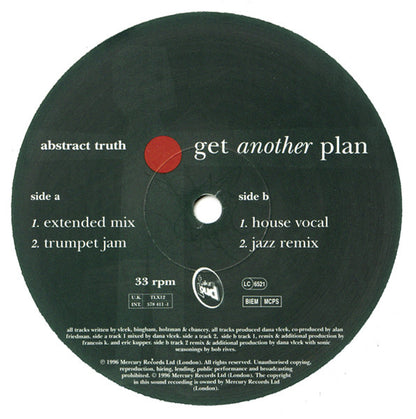 Abstract Truth : Get Another Plan (12")