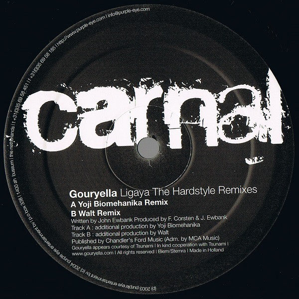 Gouryella : Ligaya (The Hardstyle Remixes) (12", Ltd)