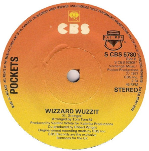 Pockets : Come Go With Me (7", Single)