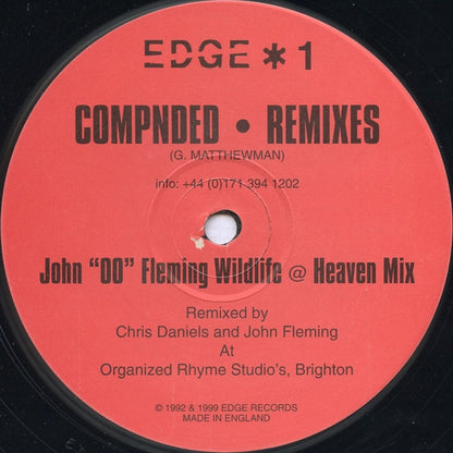 DJ Edge : Compnded • Remixes (12")