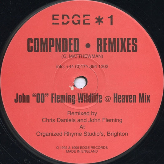 DJ Edge : Compnded • Remixes (12")