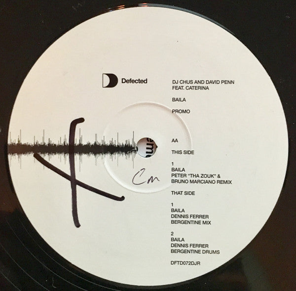 DJ Chus & David Penn : Baila (Part 2) (12", Promo)