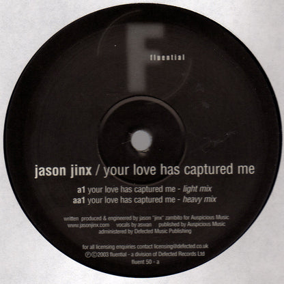 Jason Jinx : Your Love Has Captured Me (12")