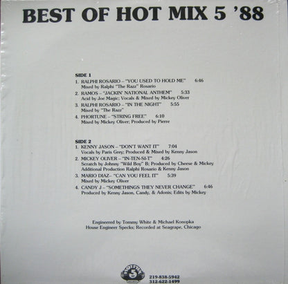 Various : Best Of Hot Mix 5 '88 (LP, Comp)