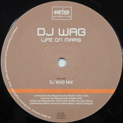 DJ Wag : Life On Mars (12")