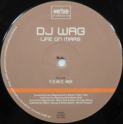 DJ Wag : Life On Mars (12")