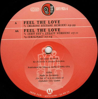 E & B Project : Feel The Love (Marino Stefano Remixx) (12")