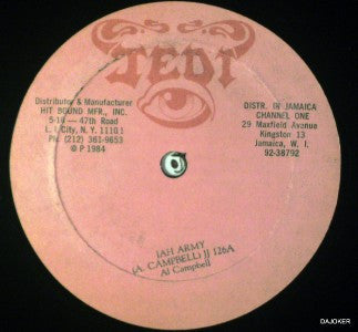 Al Campbell / Barrington Levy : Jah Army / Like A Soldier (12")