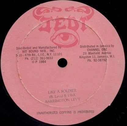 Al Campbell / Barrington Levy : Jah Army / Like A Soldier (12")