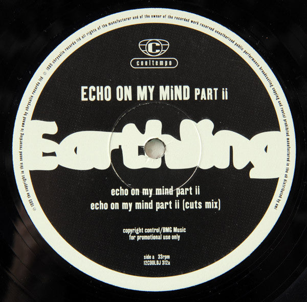 Earthling : Echo On My Mind Part II (12", Promo)
