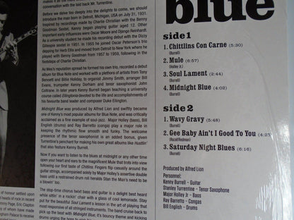Kenny Burrell : Midnight Blue (LP, Album, Mono, RE)
