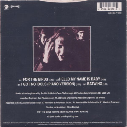The Juliana Hatfield Three : For The Birds 4 Track EP (7", EP)
