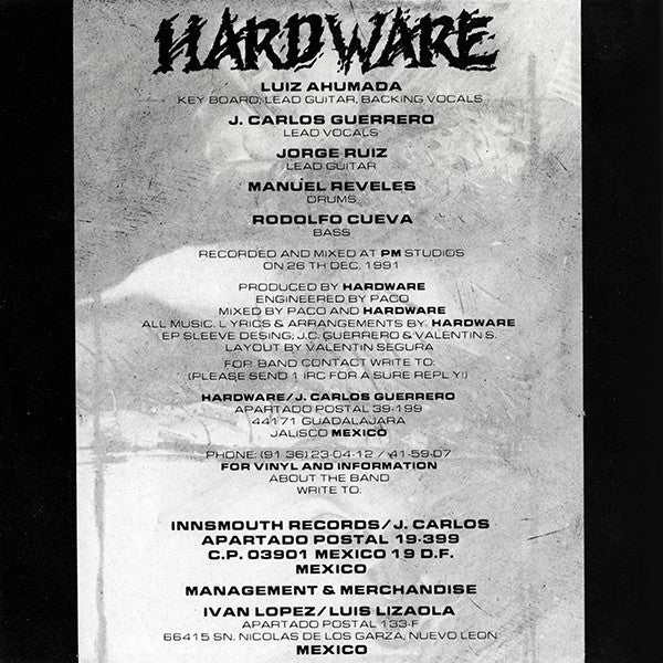 Hardware (13) : Souls Vortex (7", EP)