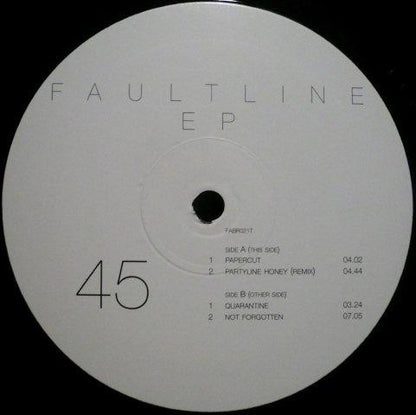 Faultline : EP (12", EP)