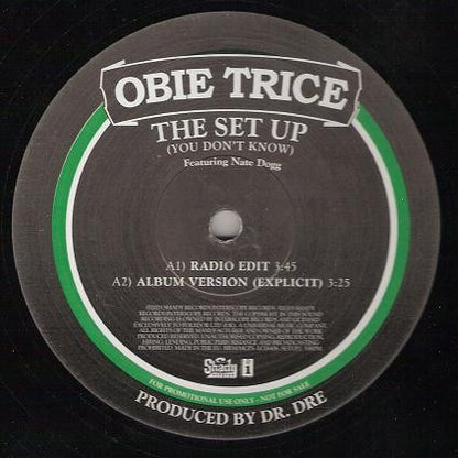 Obie Trice : The Set Up (You Don't Know) (12", Promo)