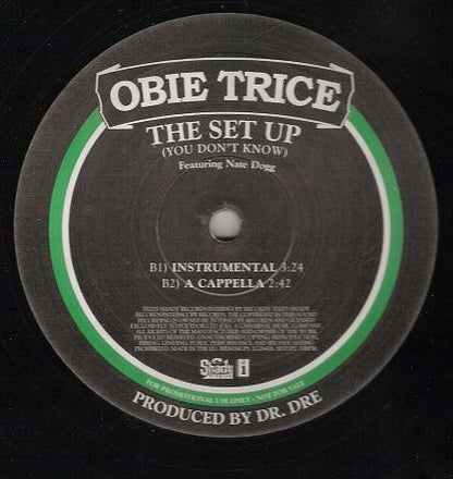 Obie Trice : The Set Up (You Don't Know) (12", Promo)