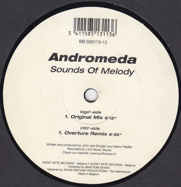 Andromeda (13) : Sounds Of Melody (12")