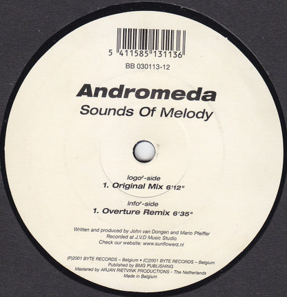 Andromeda (13) : Sounds Of Melody (12")