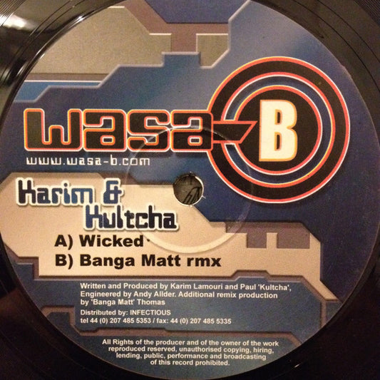 Karim & Kultcha : Wicked (12")