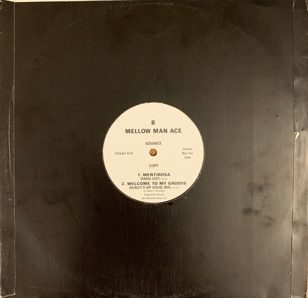 Mellow Man Ace : Welcome To My Groove (12", Promo)