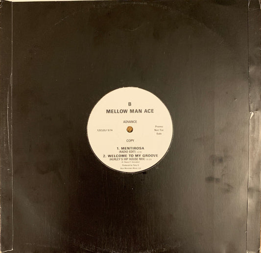 Mellow Man Ace : Welcome To My Groove (12", Promo)