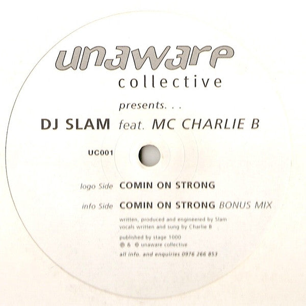 DJ Slam Feat. MC Charlie B : Comin' On Strong (12")