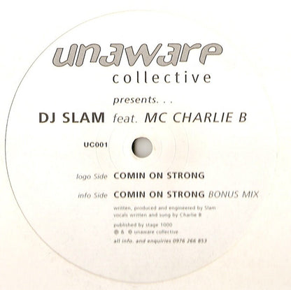 DJ Slam Feat. MC Charlie B : Comin' On Strong (12")