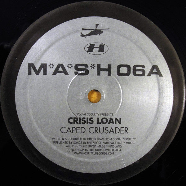 Crisis Loan : Caped Crusader / Karachi Kops (12")