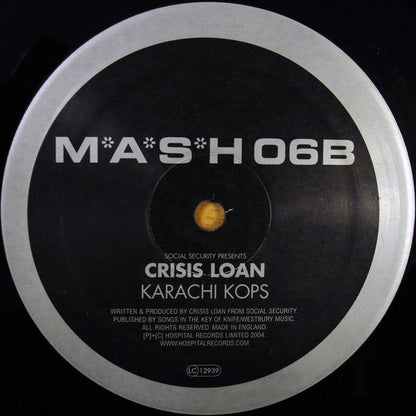 Crisis Loan : Caped Crusader / Karachi Kops (12")