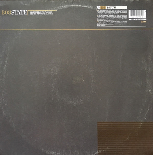 808 State : In Yer Face (12")