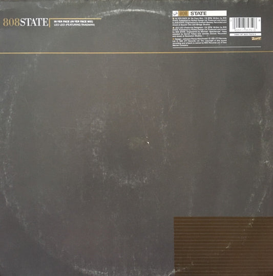 808 State : In Yer Face (12")