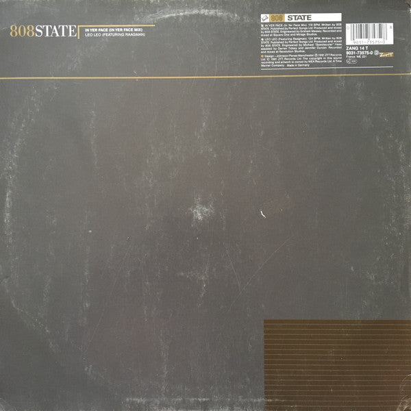 808 State : In Yer Face (12")