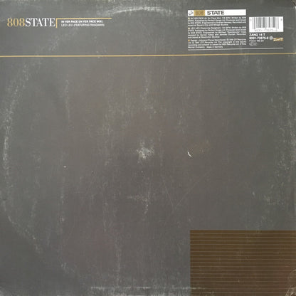 808 State : In Yer Face (12")