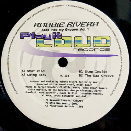 Robbie Rivera : Step Into My Groove Volume 1 EP (12", EP)