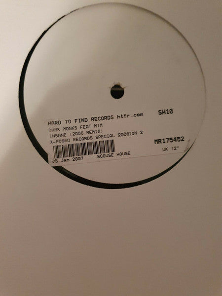 Graham Dynamix : Insane (12", S/Sided, Ltd, W/Lbl)