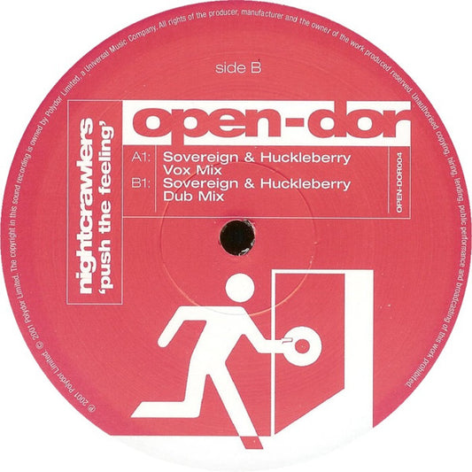Nightcrawlers : Push The Feeling (Sovereign & Huckleberry Finn Remixes) (12")