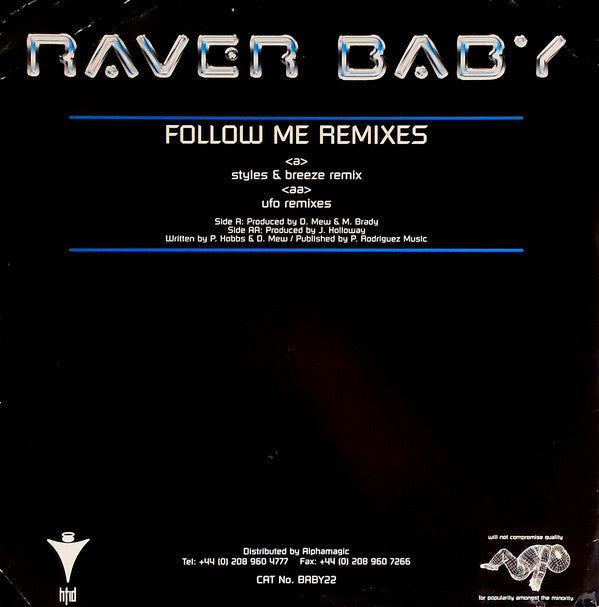 Force & Styles : Follow Me (Remixes) (12")