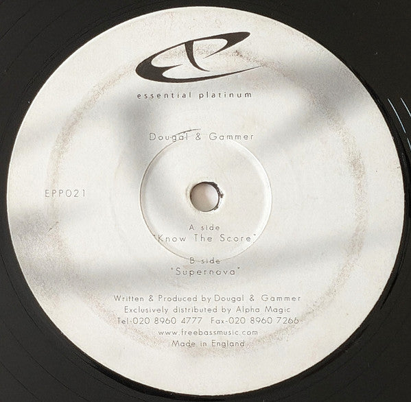 Dougal & Gammer : Know The Score / Supernova (12")