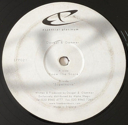 Dougal & Gammer : Know The Score / Supernova (12")