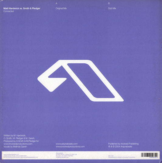 Matt Hardwick Vs. Smith & Pledger : Connected (12")