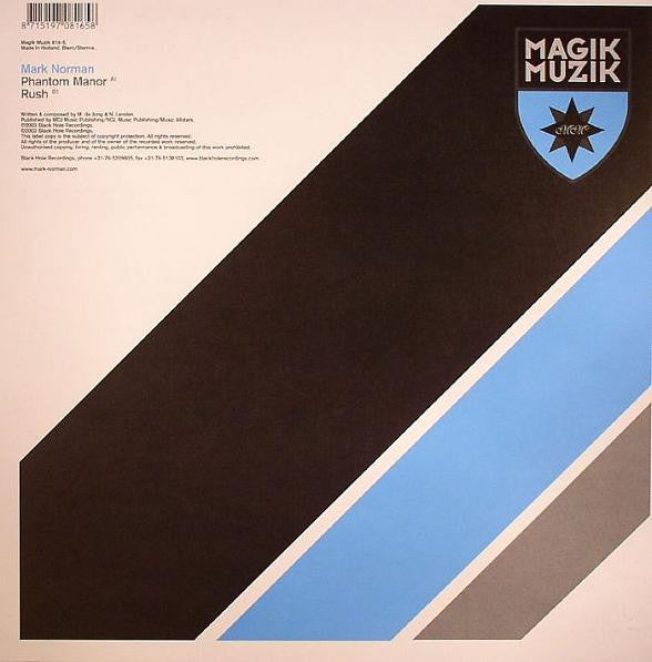 Mark Norman : Phantom Manor / Rush (12")