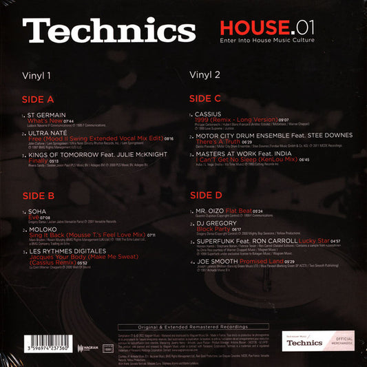 Various : Technics HOUSE.01 (2xLP, Comp)