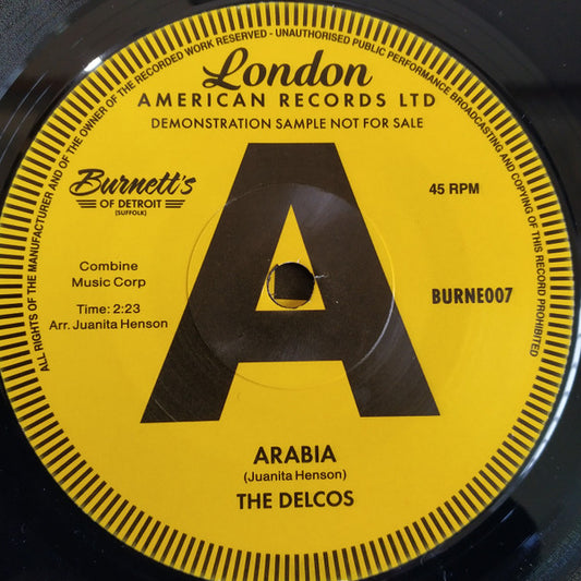 The Delcos / Charles Sheffield : Arabia / It's Your Voodoo Working (7", Single, Promo)