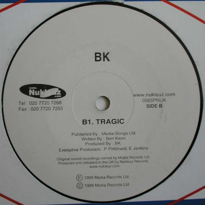 Astra / BK : I Need It / Tragic (12")